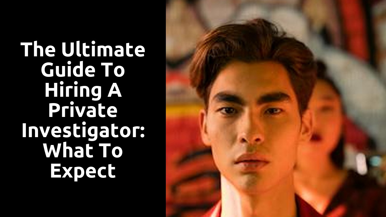 The Ultimate Guide to Hiring a Private Investigator: What to Expect