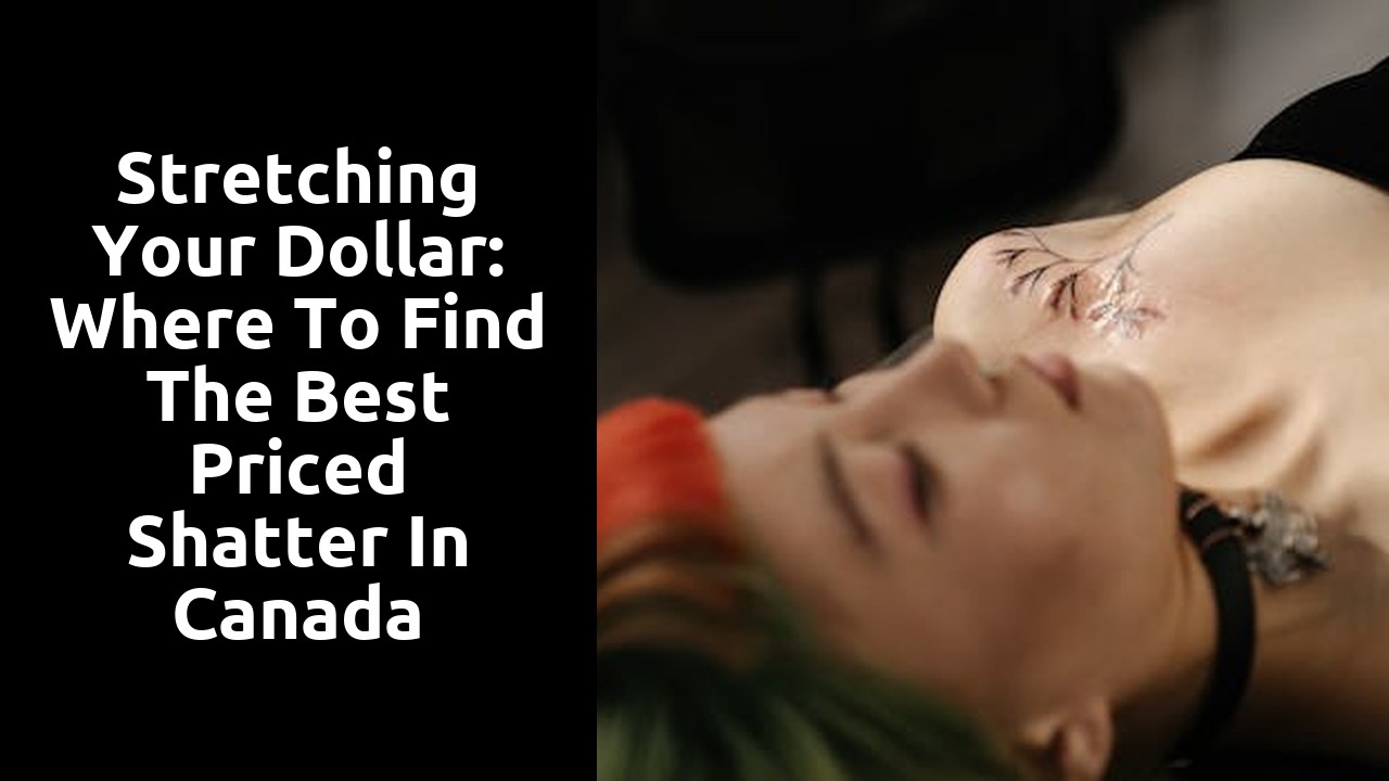 Stretching Your Dollar: Where to Find the Best Priced Shatter in Canada